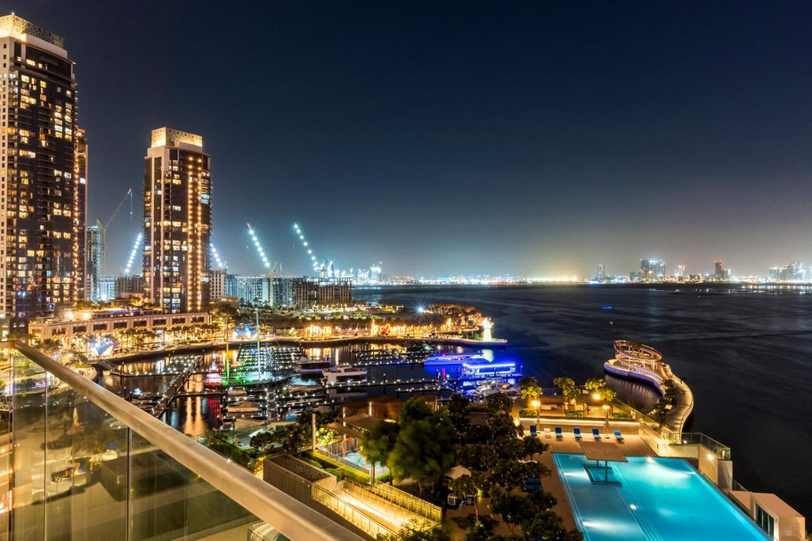 Apartment The Grand Creek Harbour Luxury Wskyline View Dubai
